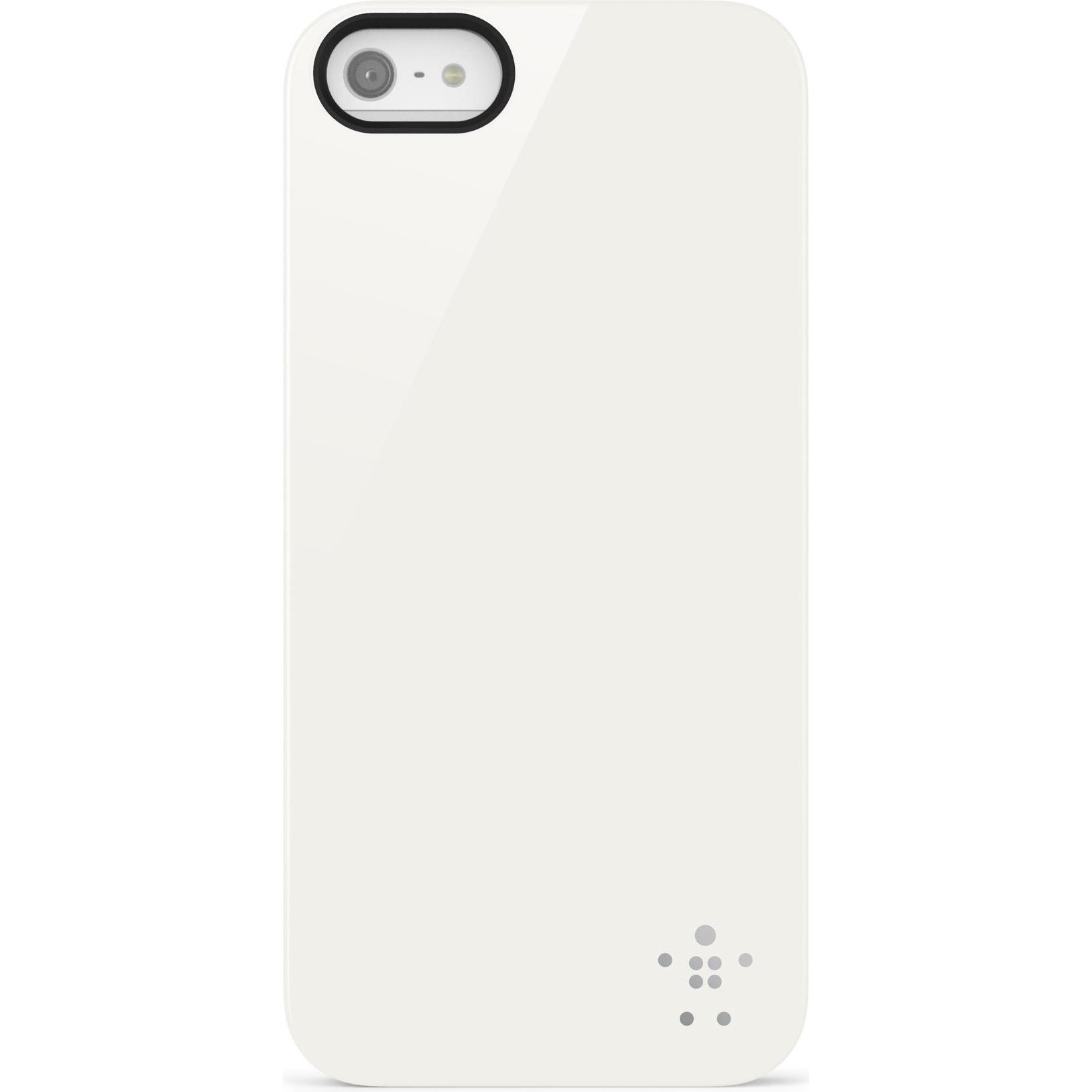 Belkin Schermo acrilico per iPhone 5 - Bianco (Apple iPhone 5), Cover smartphone, Bianco