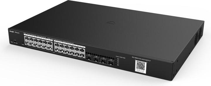 Actual product image Ruijie SWITCH REYEE RG-NBS3100-24GT4SFP-P 5-PORT 10/100 MBPS DESKTOP SWITCH (28 ports)