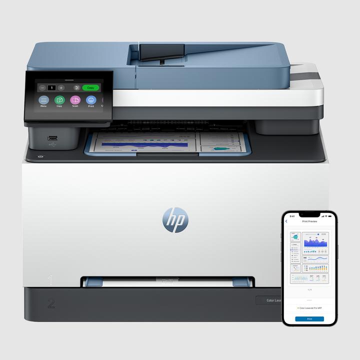 Actual product image HP Color LaserJet Pro MFP 3302sdw (Laser, Colour)
