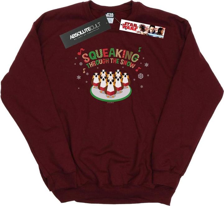 Immagine prodotto Star Wars The Last Jedi Porgs Squeaking Through The Snow Felpa Uomo (L)