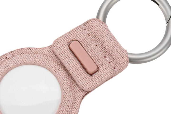 Actual product image Incase Key Clip with Woolenex for AirTag - Blush Pink
