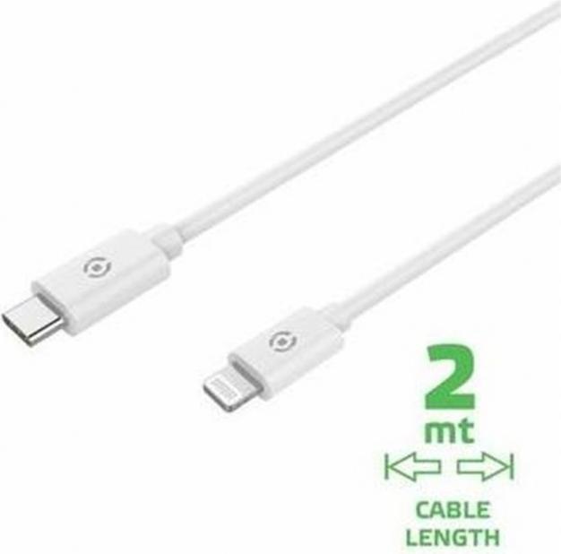 Image du produit Celly USB C – Lightning (2 m, USB 3.2 Gen 1, 60 W)