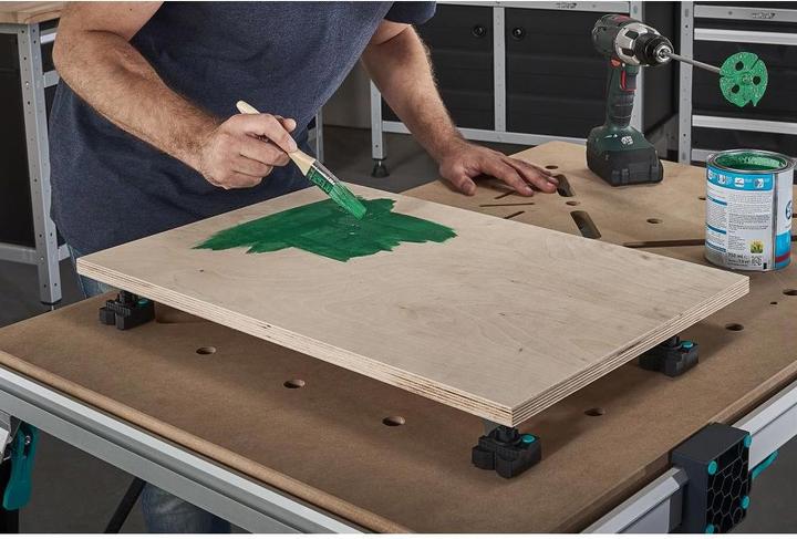 Actual product image wolfcraft 4 clamping jaws with rest pins for painting (6166000 mm)