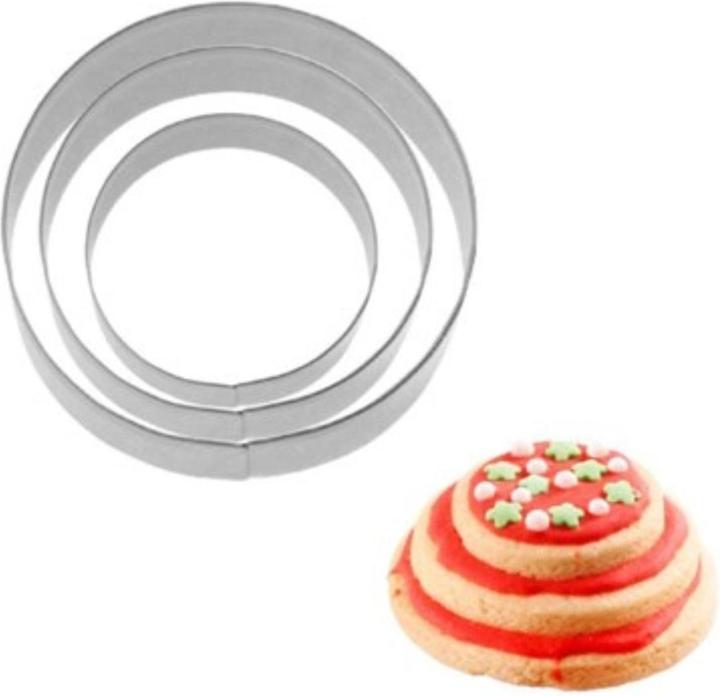 Actual product image Westmark Three pcs. Terrace cut-out forms "Ring smooth", Ø 4/5/6 cm