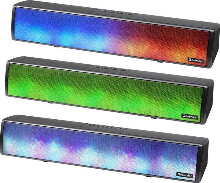 Actual product image Defender Z8 Soundbar speaker 10W USB BLUETOOTH LED RGB backlighting (10 W)