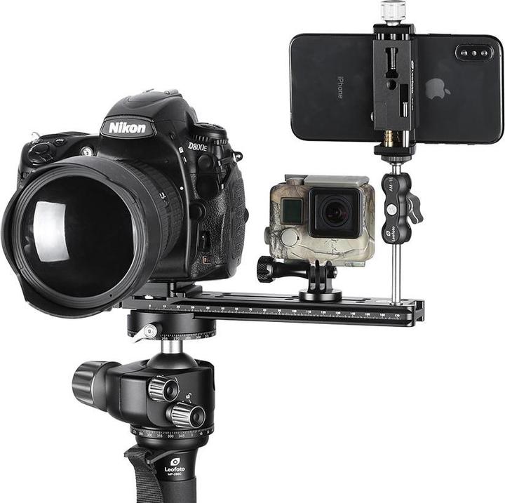 Immagine prodotto Leofoto NR-200 Guida nodale da 200 mm con morsetto (Slitte)