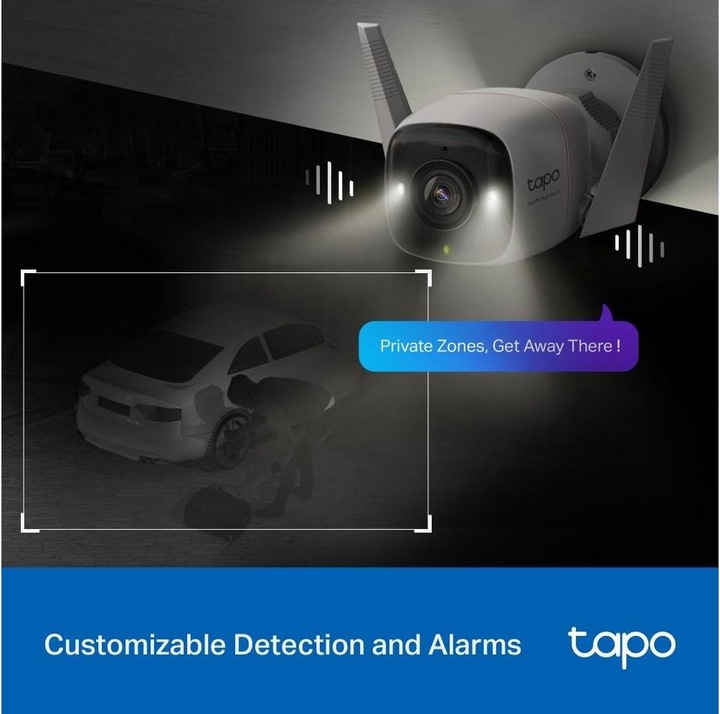 Immagine prodotto TP-Link Tapo C325WB 4MP QHD Telecamera per esterni ColourPro MicroSD (2688 x 1520 pixel)