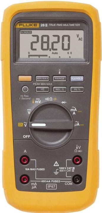 Productafbeelding Fluke Handmultimeter digitaal 28II/E (CAT III 1000V, CAT IV 600V)