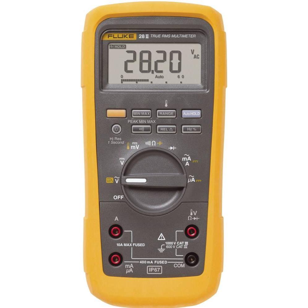 Fluke, Multimeter, Hand-Multimeter digital 28II/E (CAT III 1000V, CAT IV 600V)