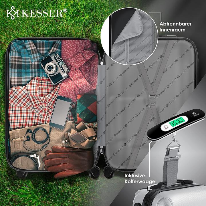 Image du produit Kesser 4-teiliges ABS-Hartschalenkofferset (34 l)