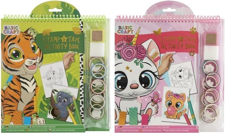 Actual product image Grafix Stamp and tape activity book - Tiger