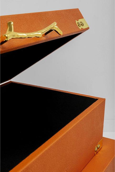 Actual product image Kare Design Box Noah Orange (3/Set)