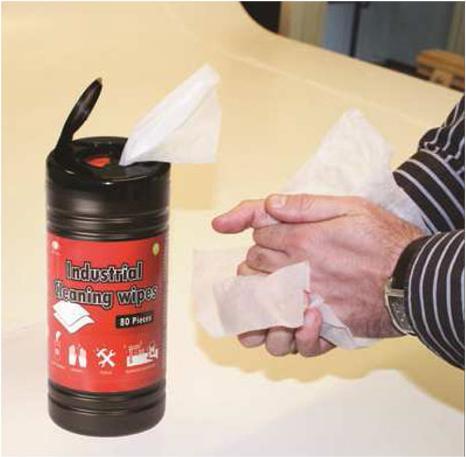 Image du produit Toolpack Serviettes de nettoyage pour les mains et outils (80 pcs)