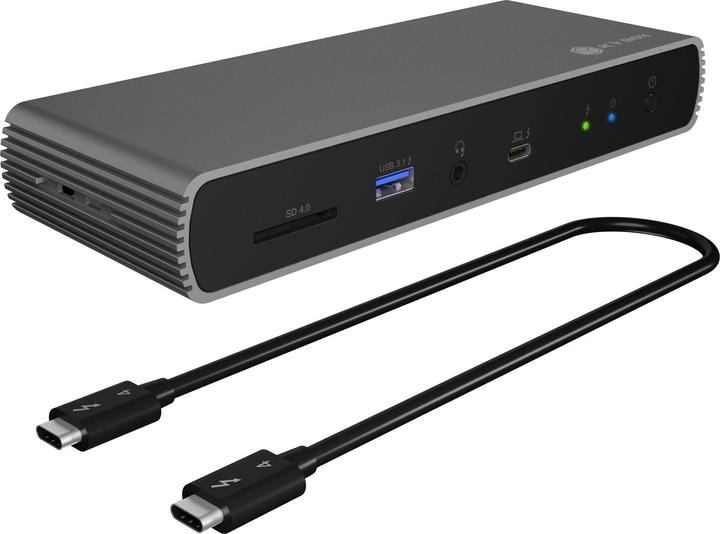 Produktbild Icy Box IB-DK8801-TB4 (Thunderbolt, 10 Ports)