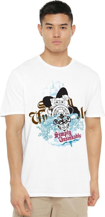 Immagine prodotto Spongebob Squarepants Simply Unsinkable Maglietta Uomo (5XL)