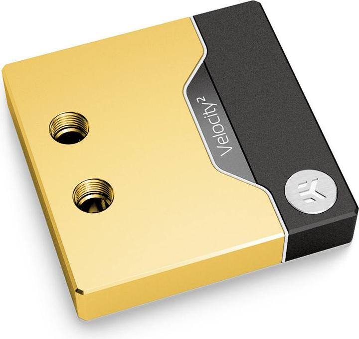 Actual product image EKWB EK-Quantum Velocity² D-RGB, 1700 - nickel + gold