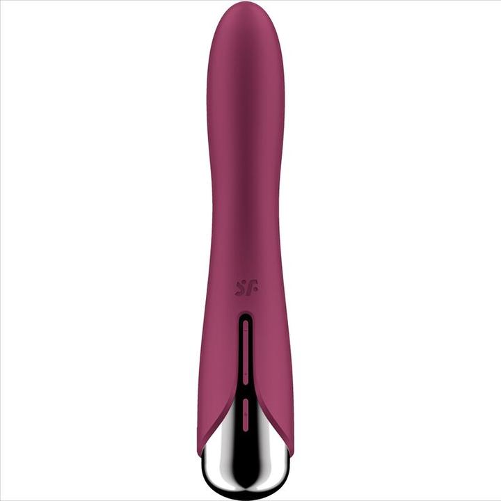 Actual product image Satisfyer Spinning Vibe 1 G-Spot Rotator Vibrator Red