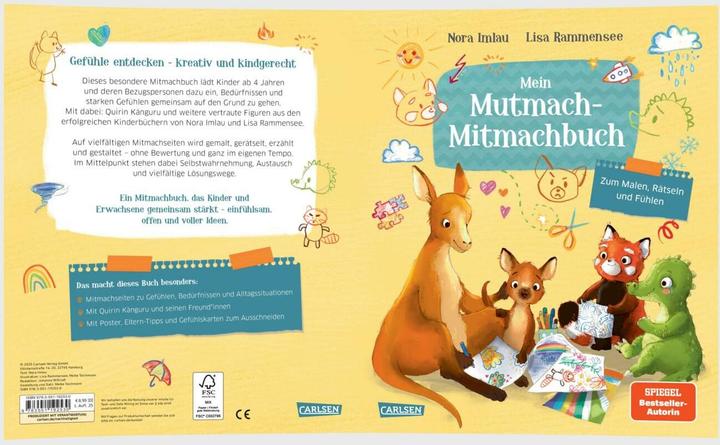 Image du produit Mein Mutmach-Mitmachbuch (Lisa Rammensee, L'homme de l'étang de Meike, Nora Imlau, Allemand)