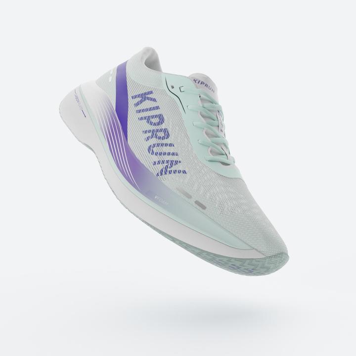 Kiprun Laufschuhe Herren mit Carbon-Platte - KD900X.2 grün/lila (47)