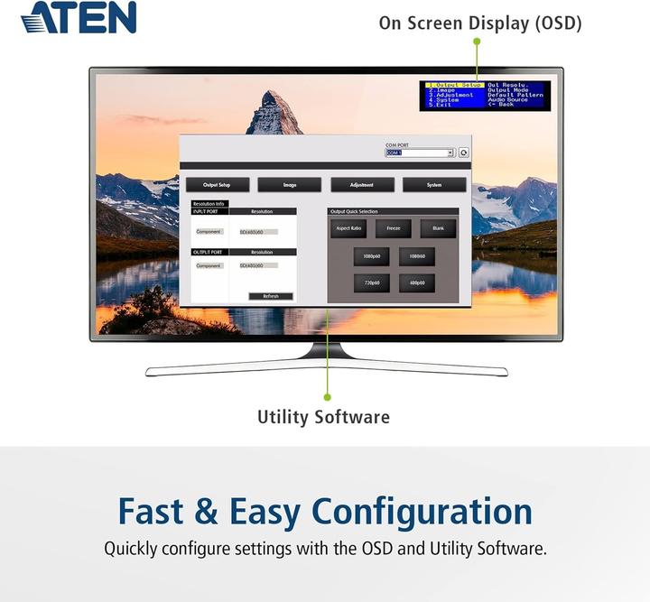 Actual product image Aten VC812 video converter