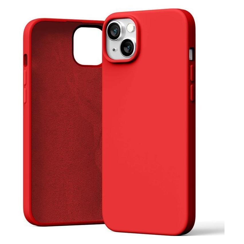 Mercury Silicone Sam S25+ S936 czerwony/red (Samsung Galaxy S25+), Smartphonehoes, Rood