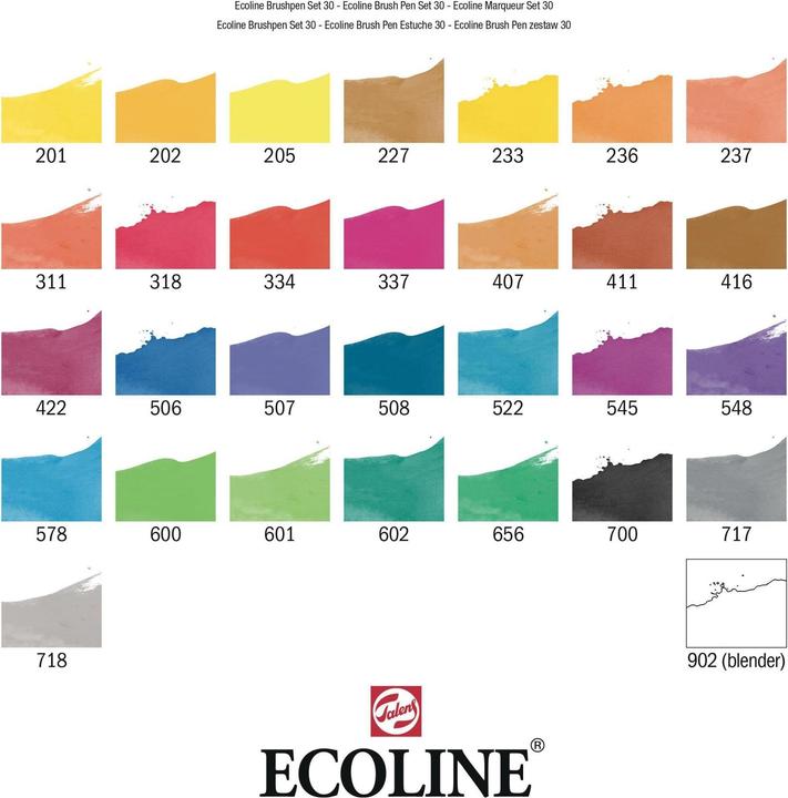 Actual product image Talens Ecoline (30 x)