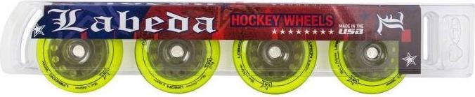 Produktbild Labeda Union X-Soft 4er-Pack Rollhockey-Räder (Weiss, 80 mm) (80 mm)