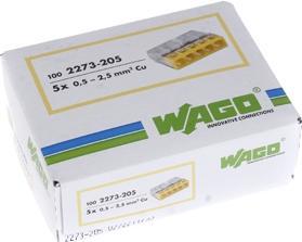 Productafbeelding Wago 5 Geleiders Compacte Drukdraadconnector