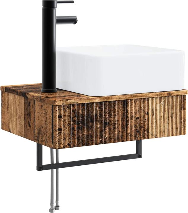 vidaXL Wandmontiertes Waschbecken (390 mm, 410 mm)