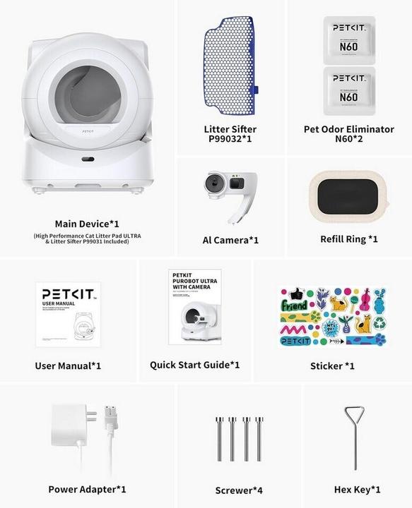 Immagine prodotto Petkit Purobot Ultra (Lettiera autopulente)