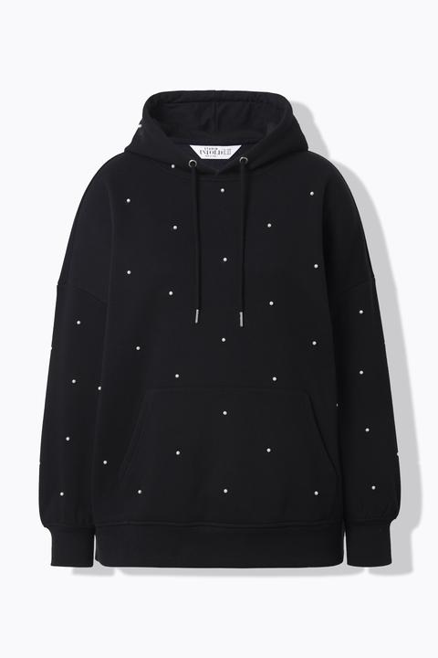 Produktbild Studio Untold Hoodie, Oversize Shape, Kapuze, Zierperlen (54)