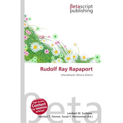 Rudolf Ray Rapaport, Fachbücher von Susan F. Marseken, Lambert M. Surhone, Miriam T. Timpledon