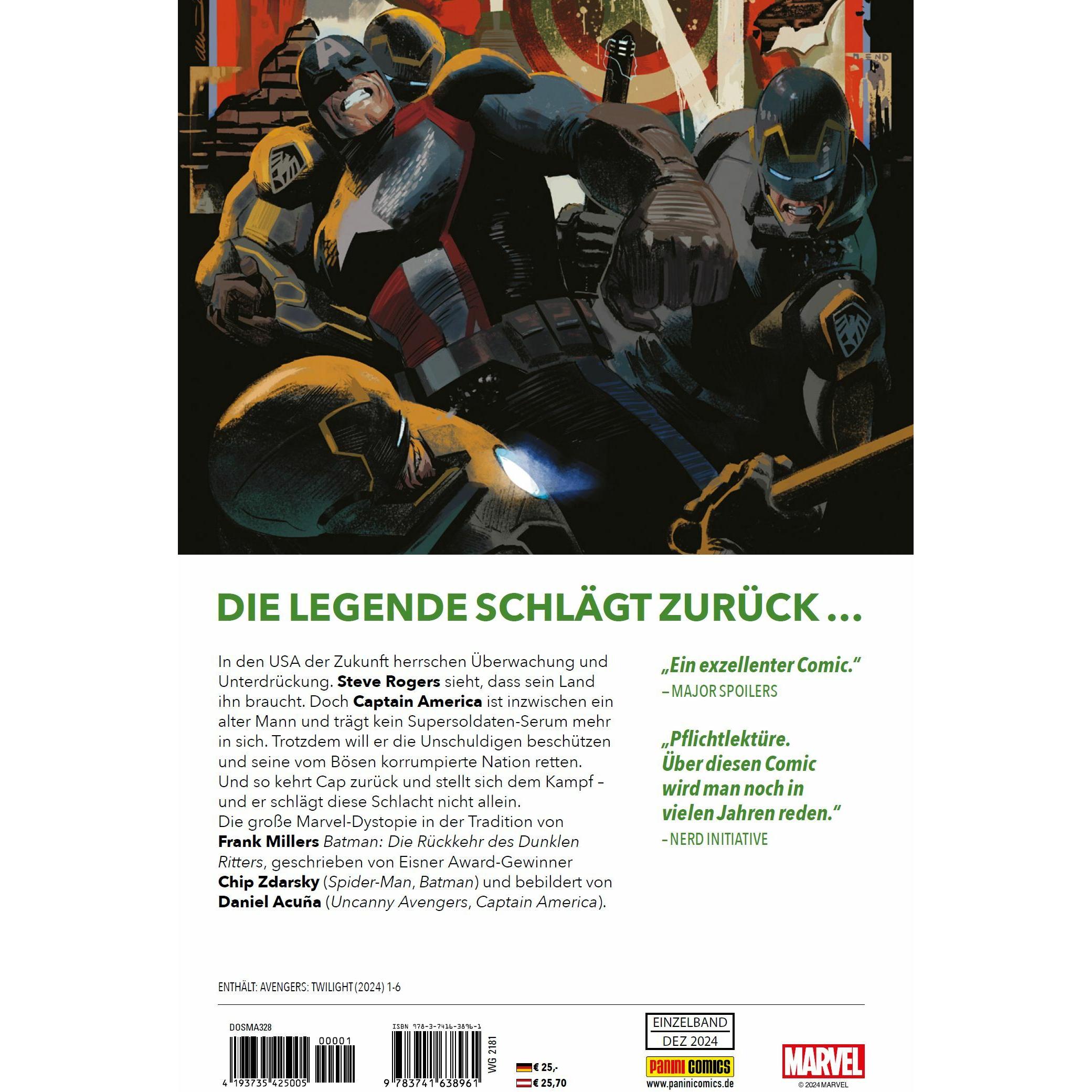 Thumbnail - Avengers: Twilight - Schattenkrieger, Belletristik von Daniel Acuña, Chip Zdarsky