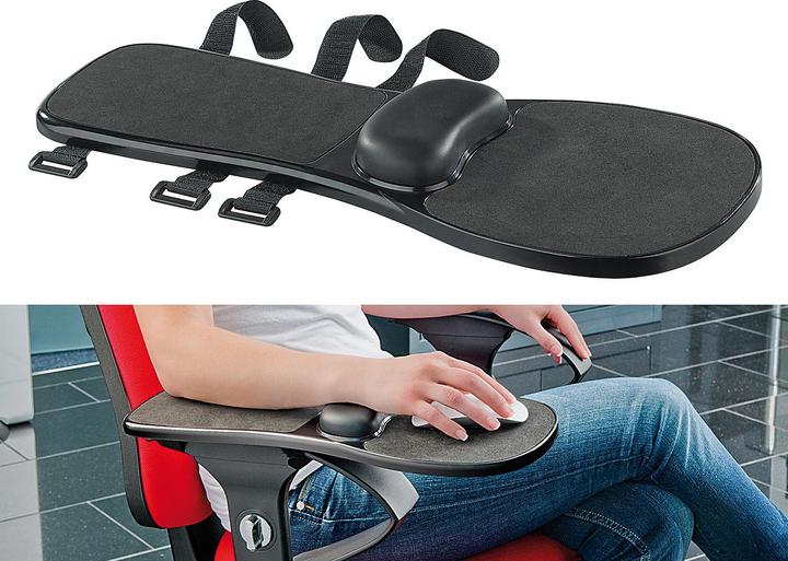 Produktbild General Office Tisch- und Armlehnen-Mauspad mit Komfort-Gelenkstütze (S)