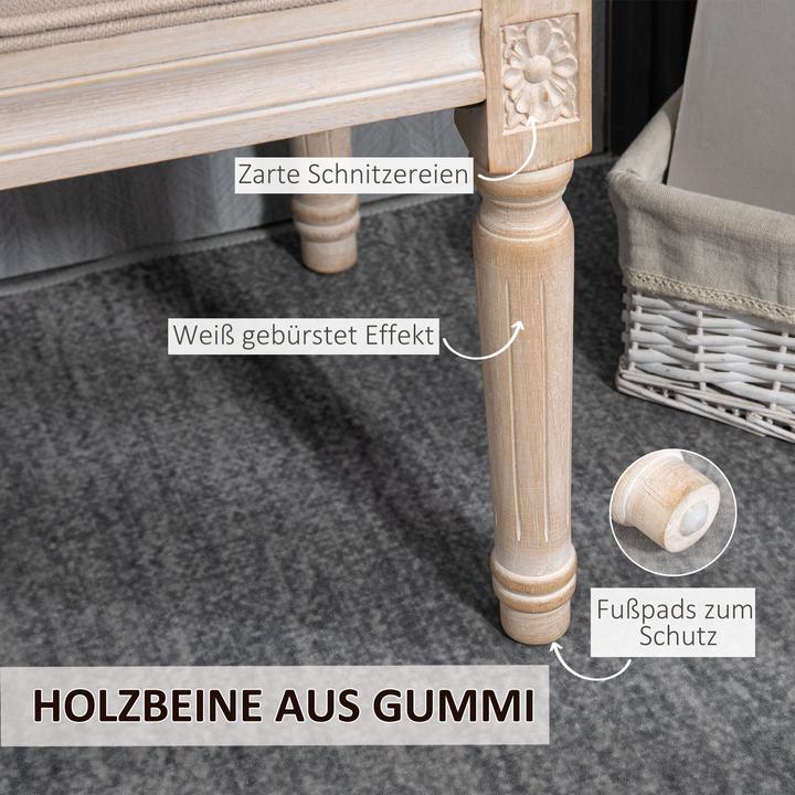 Actual product image Homcom Bed bench with button stitching (40 cm)