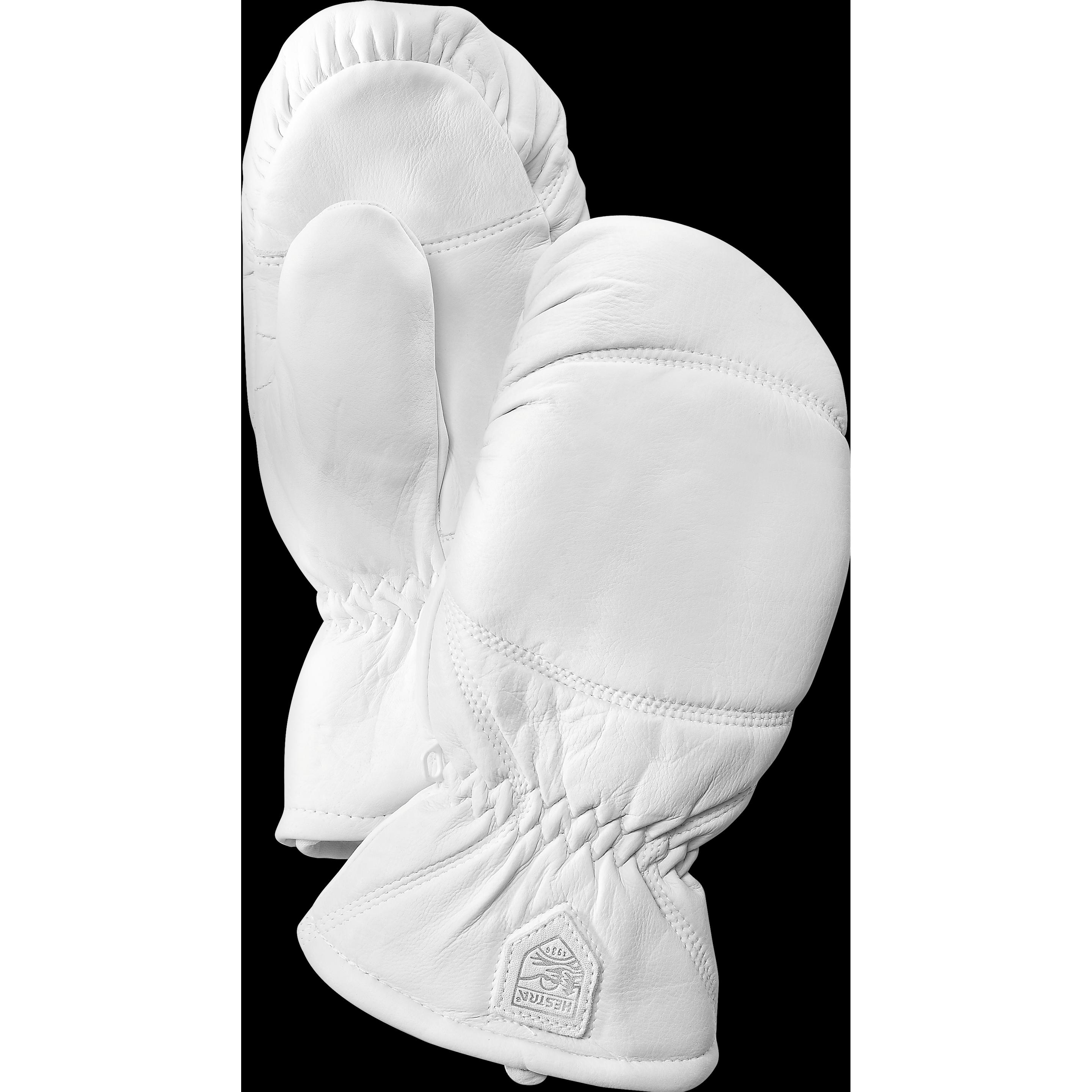 Thumbnail - Hestra, Herren, Handschuhe, Leather Box Mitt, Weiss, (XXS)