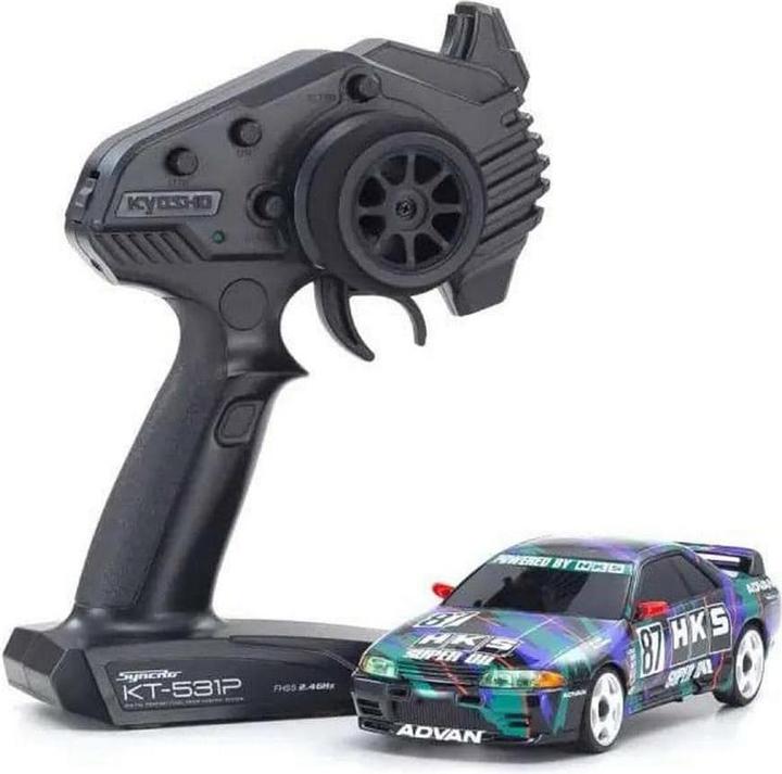 Produktbild Kyosho Mini-Z MA020 Skyline GT-R R32 HKS, ARTR (ARR Almost-Ready-to-Race)