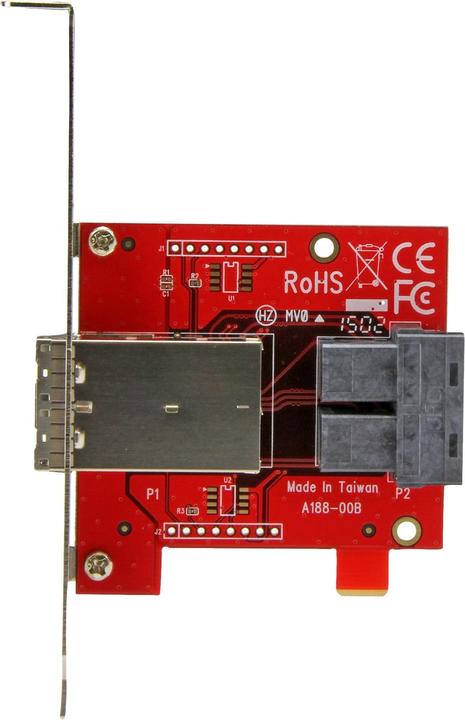 Actual product image StarTech 2X SFF-8643 TO 8644 ADAPTER