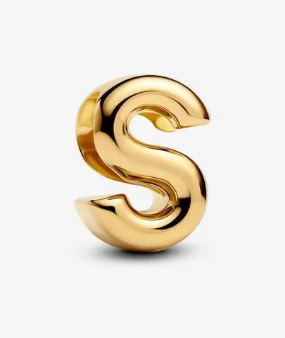 Produktbild Pandora Vergoldeter Buchstabe S-Anhänger (Vergoldet, Metall)