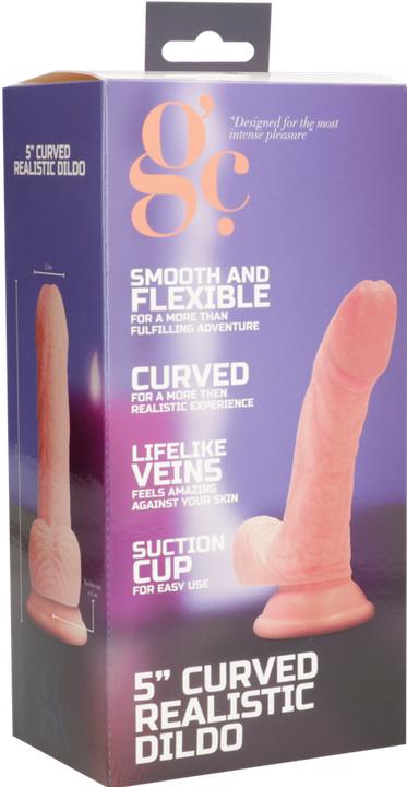 Produktbild Doc Johnson Curved Realistic Dildo