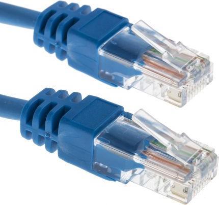 Produktbild RS PRO Patch cord Cat5e UTP LSZH Blue 25m (UTP, CAT5e, 25 m)