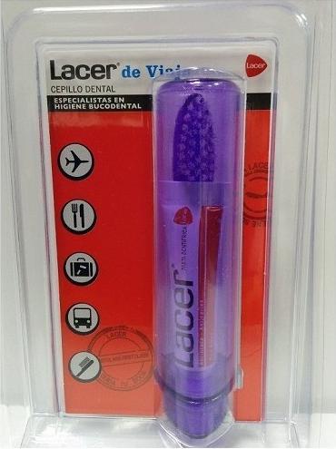 Actual product image Lacer Folding Brush Travel Paste 5ml (Medium, 3x)