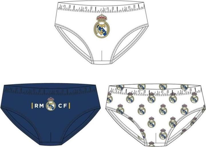 Disney Jungen-Unterwäsche-Set Single Jersey 3-teilig Real Madrid