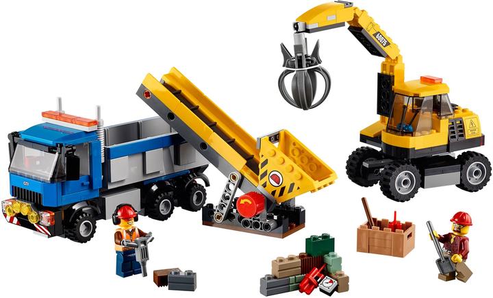 Image du produit LEGO L'excavatrice et le camion (60075, LEGO City)