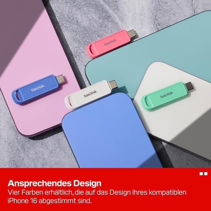 Immagine prodotto SANDISK Phone Drive USB-C Maritime Blue 512GB (512 GB, USB-C)