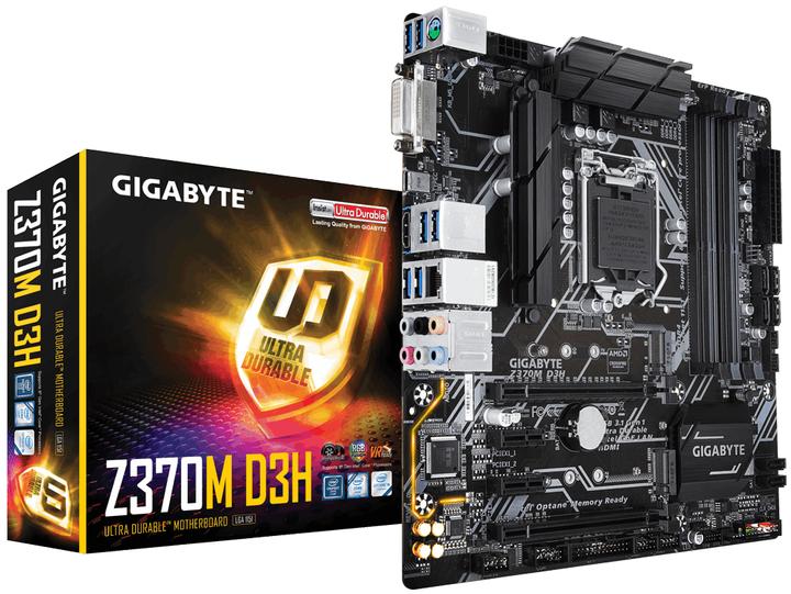 Image du produit Gigabyte Z370m D3h (LGA 1151, Intel Z370, mATX)