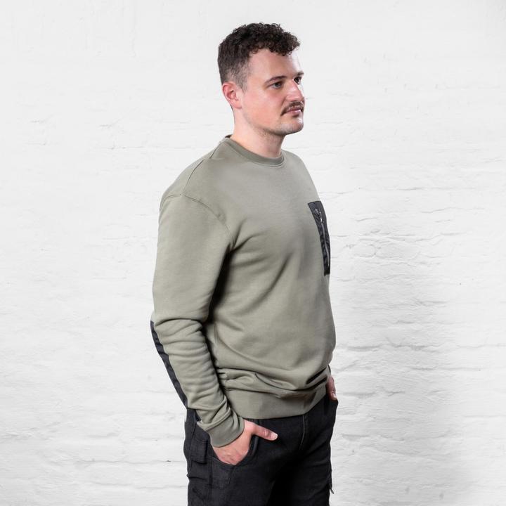 Produktbild Stier Heavy Crew Sweater duty organic cotton XL olive (XL)