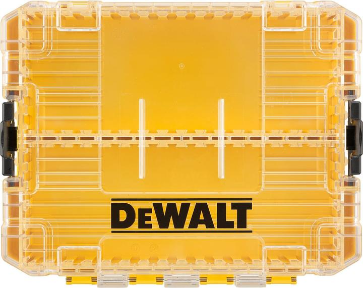Actual product image DeWalt Medium-heavy case+ (DT70803-QZ) with 2 small large storage boxes and 6 tip holders (6 pieces)