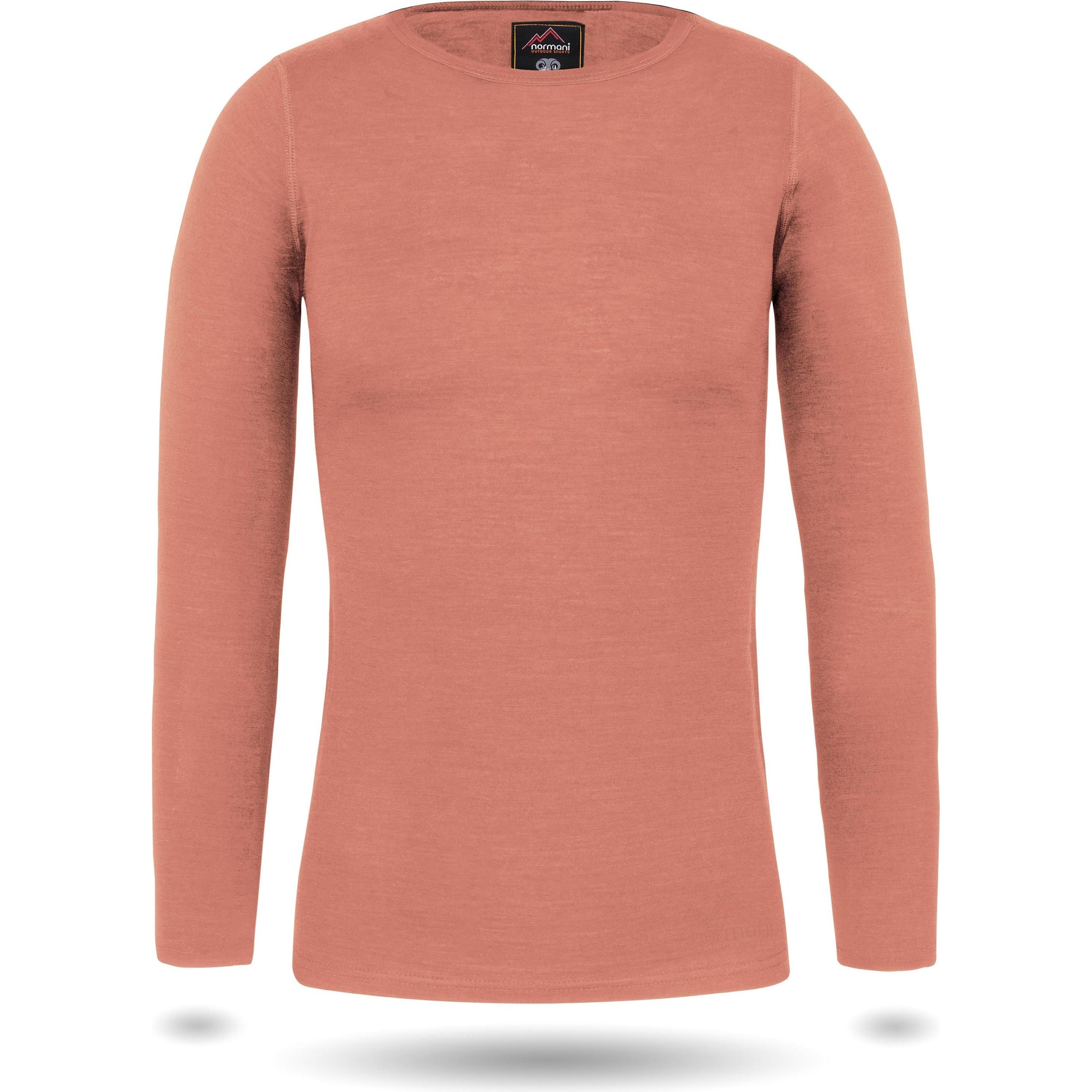 Normani, Damen, Funktionsshirt, Damen Merino Langarm-Shirt Mandurah (XS), Rosa, XS