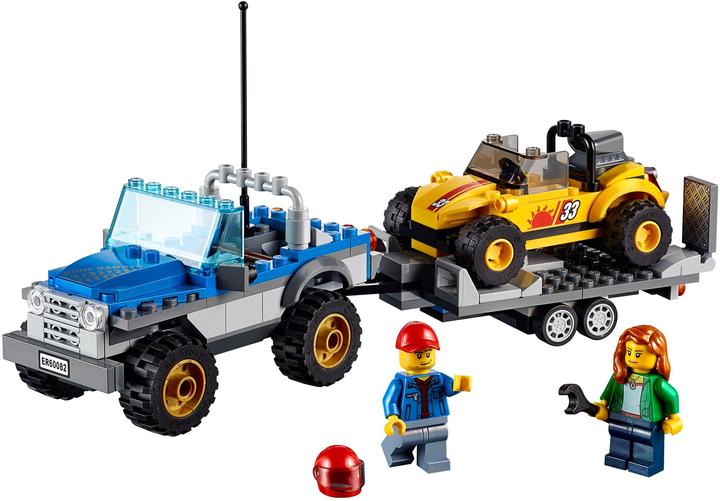 Produktbild LEGO Strandbuggy mit Allrad Geländetransporter (60082, LEGO City)